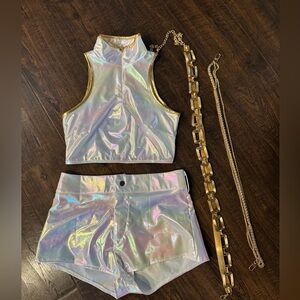 Kpop Demon Hunters Rumi Golden costume Adult XS